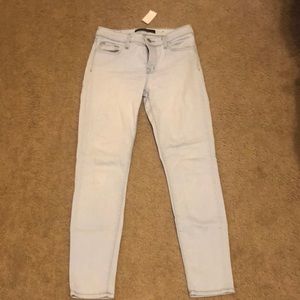 Jbrand size 27 light bleach skinny jeans
